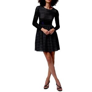 French connection Elegant Black Lace Dress